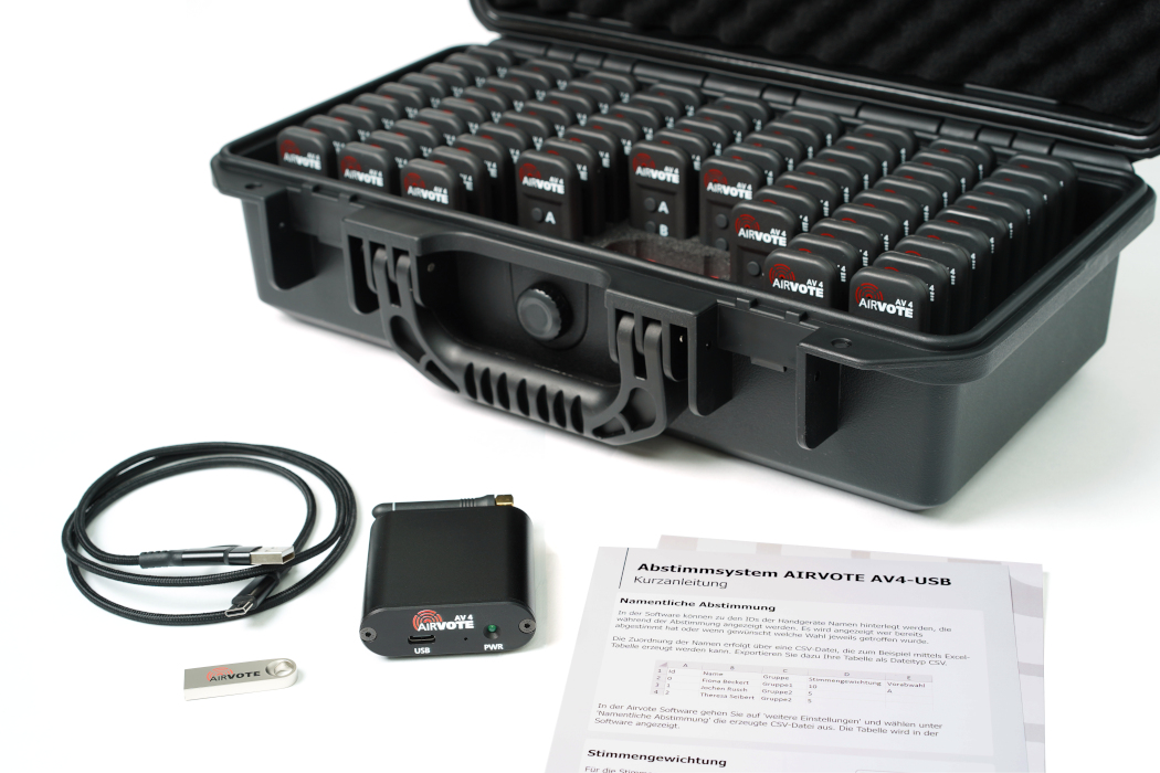 Komplettset Airvote Abstimmsystem kaufen